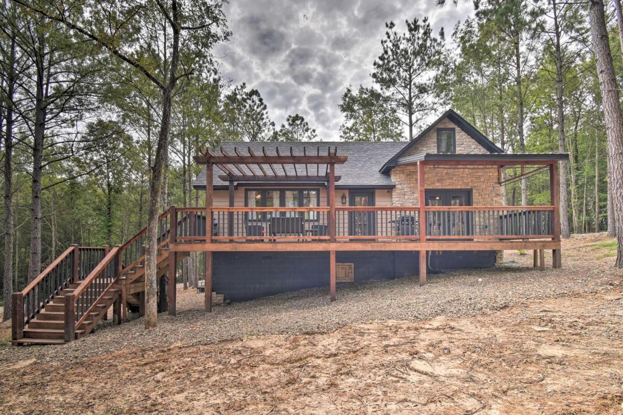 Modern Broken Bow Cabin Large Deck, Bbq And Pergola Exteriér fotografie