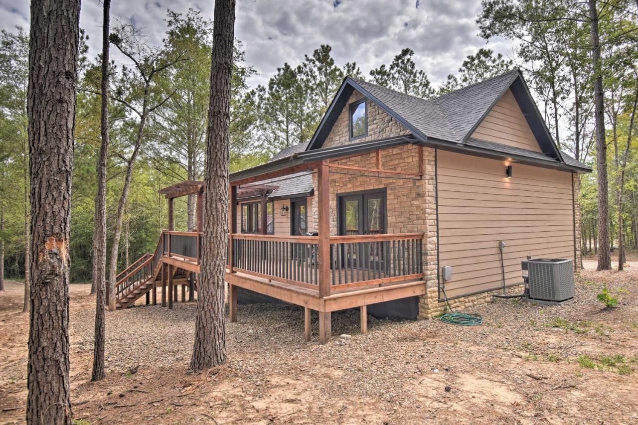 Modern Broken Bow Cabin Large Deck, Bbq And Pergola Exteriér fotografie